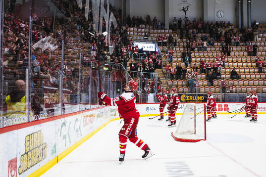 Timrås Eddie Genborg jublar