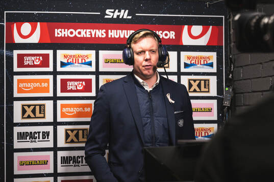 HV71s tränare Anton Blomqvist