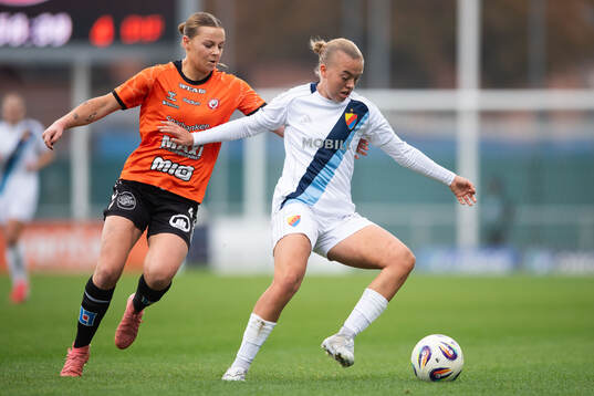 Kristianstads Alice Egnér och Djurgårdens Elin Westlund