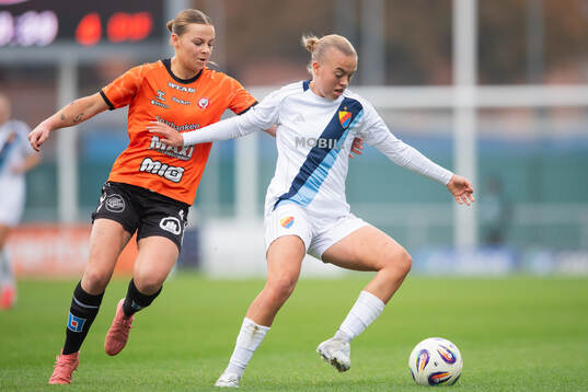 Kristianstads Alice Egnér och Djurgårdens Elin Westlund