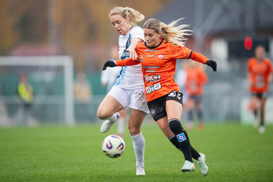 Djurgårdens Mimmi Wahlström och Kristianstads Tilda