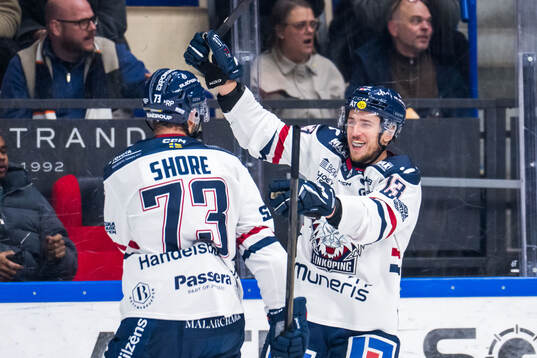 Linköpings Jakub Vrana jublar