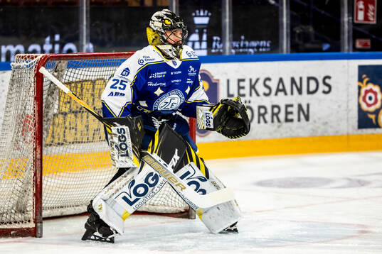 Leksands målvakt Robin Christoffersson