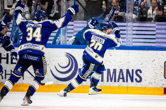 Leksands Nolan Stevens jubel