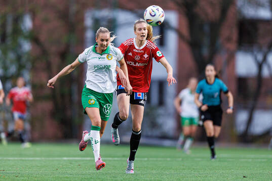 Hammarbys Ellen Wangerheim och IFK Norrköpings Ebba