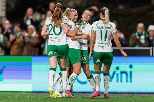 Hammarbys Anna Jøsendal jublar