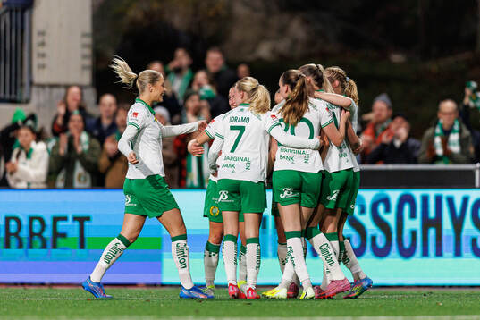 Hammarbys Anna Jøsendal jublar