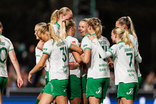 Hammarbys Anna Jøsendal jublar