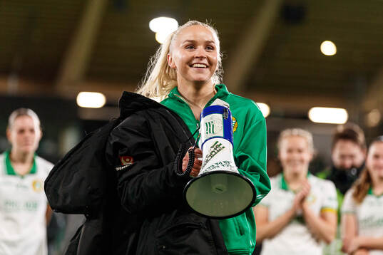 Hammarbys Anna Jøsendal jublar