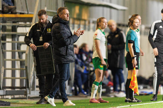 Hammarbys tränare Martin Sjögren