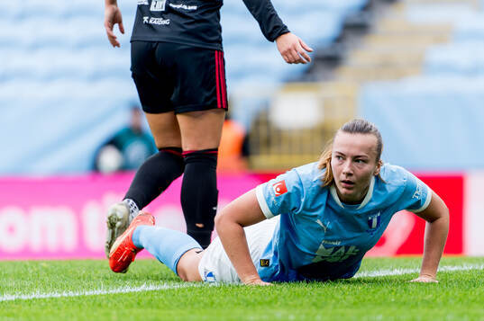 Malmö FFs Sara Kanutte Sørensen Fornes deppar