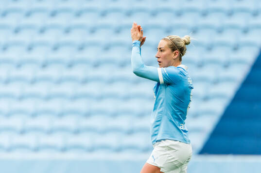 Malmö FFs Mia Persson jublar