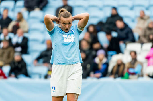 Malmö FFs Sara Kanutte Sørensen Fornes deppar