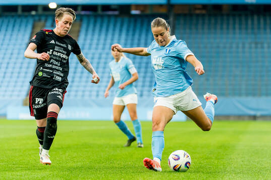 Piteås Cecilia Edlund och Malmö FFs Courtney Nevin