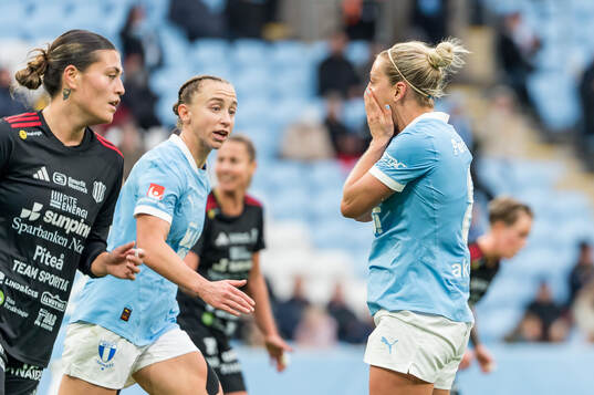Malmö FFs Mia Persson deppar