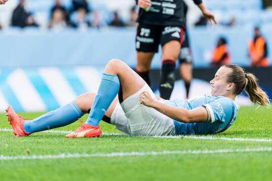 Malmö FFs Sara Kanutte Sørensen Fornes deppar