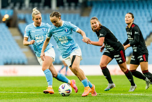 Malmö FFs Mia Persson och Miljana Ivanovic
