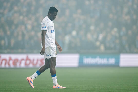 IFK Göteborgs Rockson Yeboah deppar
