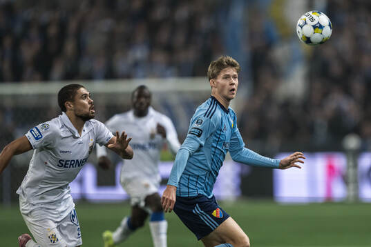 IFK Göteborgs Thomas Santos och Djurgårdens Patric Åslund