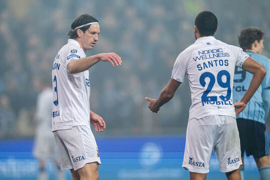 IFK Göteborgs Gustav Svensson och Thomas Santos
