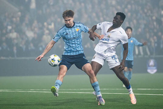 Djurgårdens Miro Tenho och IFK Göteborgs Rockson Yeboah