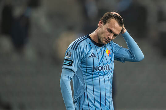Djurgårdens Albin Ekdal deppar