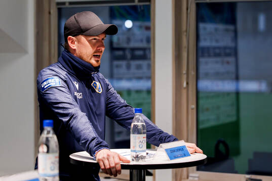 Halmstads tränare Johan Lindholm