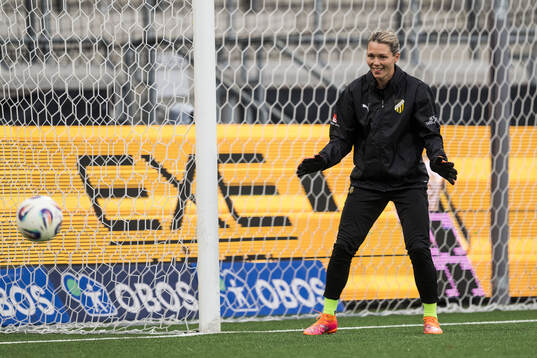 Häckens målvakt Jennifer Falk