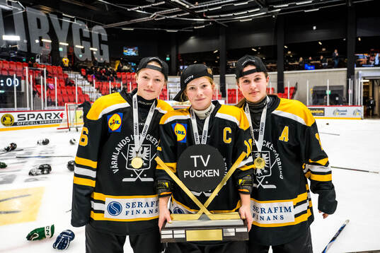 Värmlands Molly Pihlström, Märta Berglund och Matilda