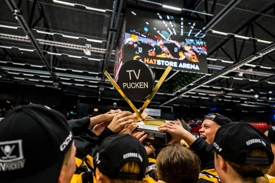 Värmlands spelar med pokalen