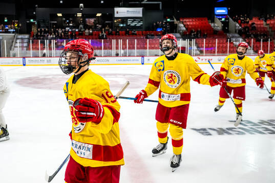 Smålands Isak Alvudd jublar