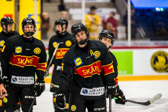 Skånes Casper Scherstén jublar