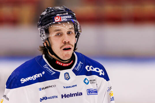 under ishockeymatchen i Hockeyallsvenskan mellan Almtuna