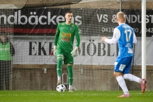 Landskronas målvakt Marcus Pettersson