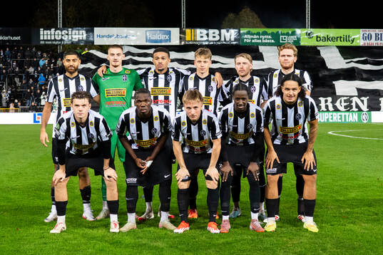 Landskronas startelva Marcus Pettersson, André Alvarez