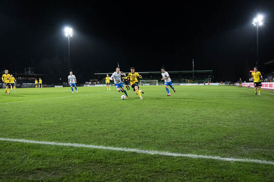 under fotbollsmatchen i Allsvenskan mellan Värnamo och