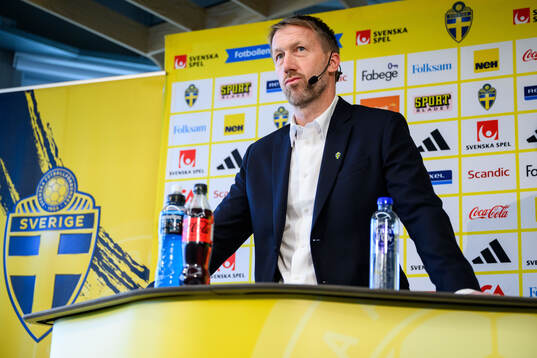Head coach Graham Potter of the Swedish men's national