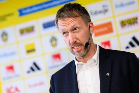 Head coach Graham Potter of the Swedish men's national