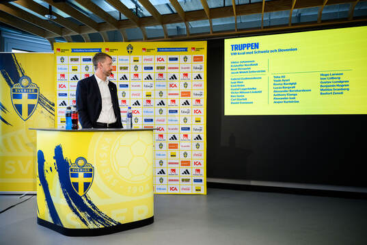 Head coach Graham Potter of the Swedish men's national