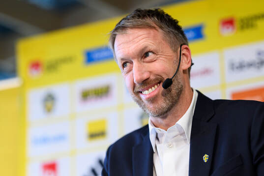 Head coach Graham Potter of the Swedish men's national