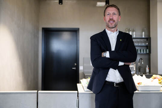 Head coach Graham Potter of the Swedish men's national