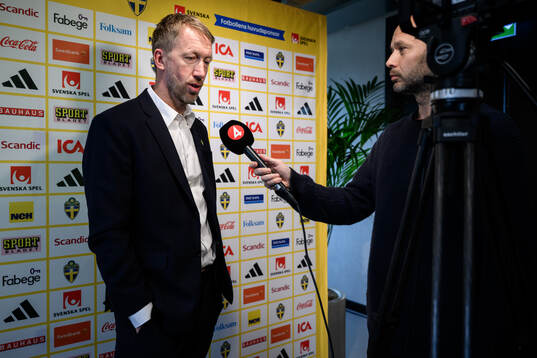 Head coach Graham Potter of the Swedish men's national