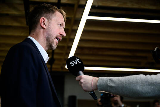 Head coach Graham Potter of the Swedish men's national
