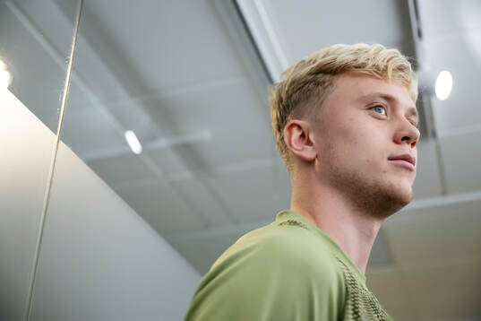 Isak Brusberg is interviewed