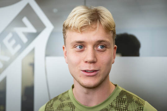 Isak Brusberg is interviewed