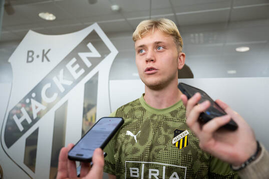 Isak Brusberg is interviewed