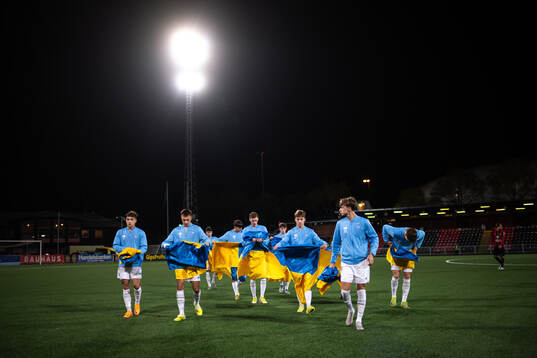 The players of Dynamo Kyiv