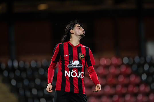 Nijat Narimanov of Brommapojkarna looks dejected