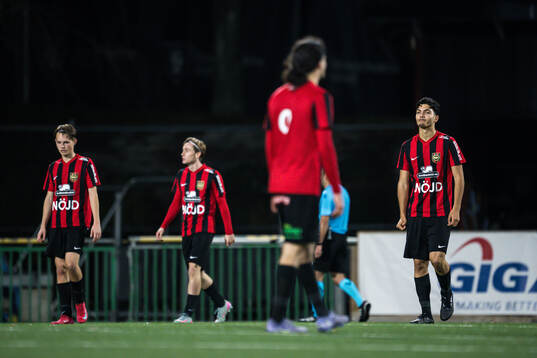 Anas Maache of Brommapojkarna looks dejected