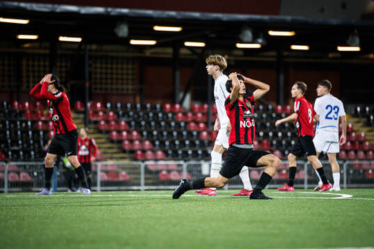 Anas Maache of Brommapojkarna looks dejected